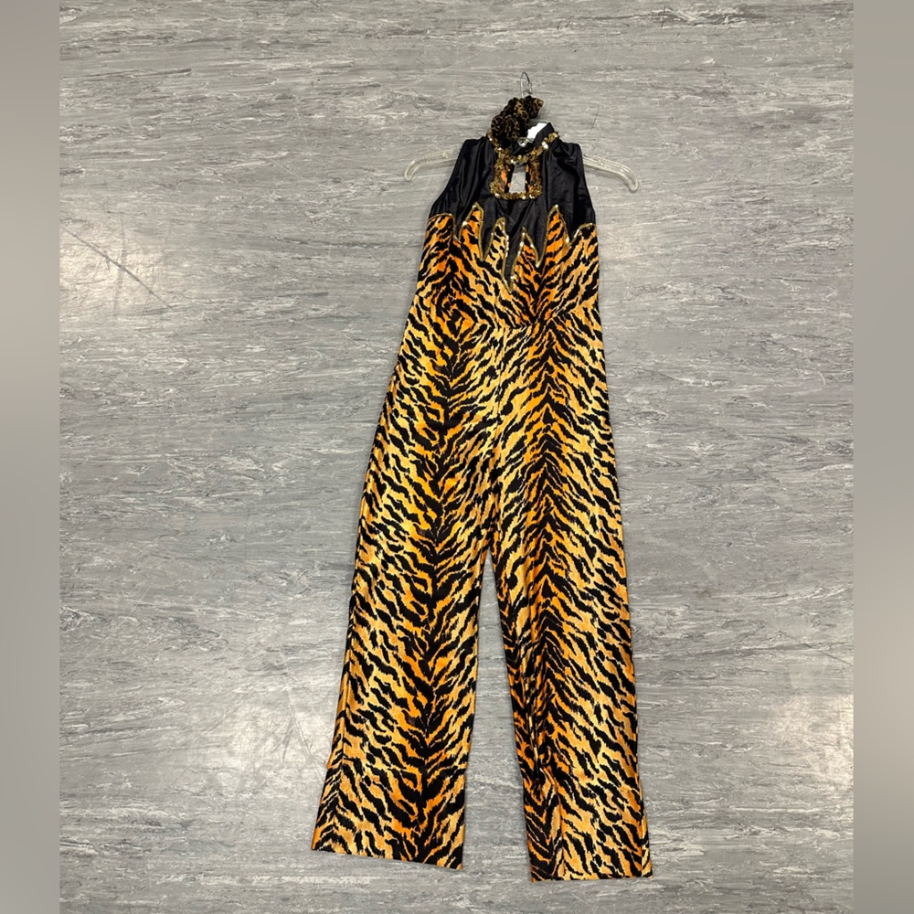 Animal print jumpsuit/romper great for dance or Halloween costume